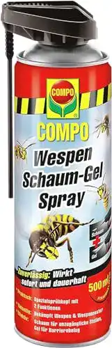 Compo Wespen Schaum-Gel Spray mit Sprührohr zur Bekämpfung von Wespen