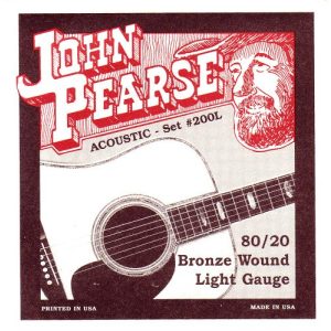 Westerngitarre Saiten John Pearse 200 L Bronze 012/053