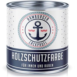 Wetterschutzfarbe Weiß Hamburger Lack-Profi PU Holzschutzfarbe