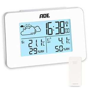 Vejrstation ADE digital radio med udendørs sensor