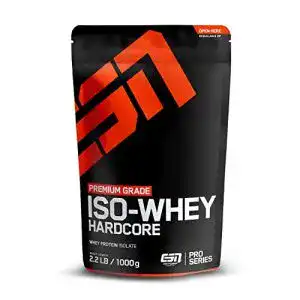 Whey protein esn isowhey hardcore protein pulver hazelnut 1000 g