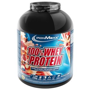 Whey-Protein IronMaxx 100% Whey Protein Pulver – Apfel Zimt 2,35 kg