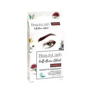 Wimpernfarbe beautylash full brow effect faerbeset dunkelbraun