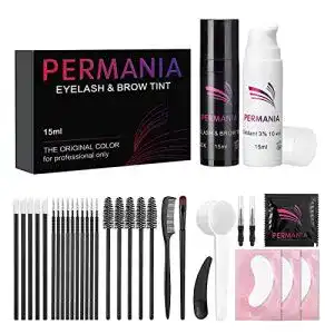 Wimpernfarbe permania augenbrauenfarbe schwarzlash brow tint kit