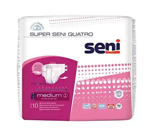 Windeln für Erwachsene Seni Super Quatro Inkontinenzwindeln