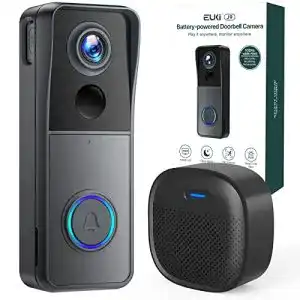 Wlan tuerklingel euki video tuerklingel mit kamera kabellos 1080p hd