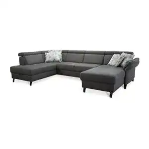 Wohnlandschaft cavadore ammerland mit federkern schlafsofa