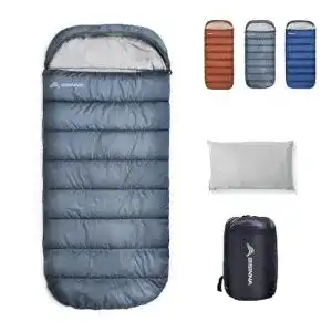 Xxl schlafsack bisinna plus size wide schlafsack fuer grosse