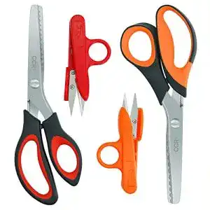 Zackenschere ccr stoffschere4 stueckgezackte und gewellte kanten