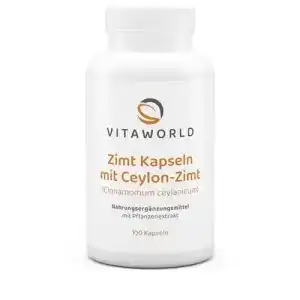 Zimtkapseln vita world zimt kapseln 500mg 100 kapseln