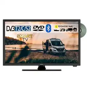 24 zoll fernseher gelhard gtv2455 led smart tv mit dvd