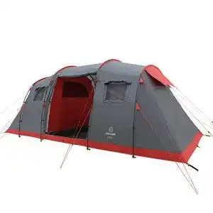6 personen zelt justcamp lake 6 campingzelt familienzelt