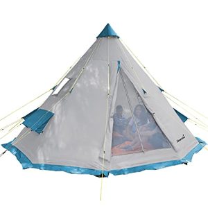 6-Personen-Zelt Skandika Tipi 6 Personen Zelt Outdoor | Campingzelt