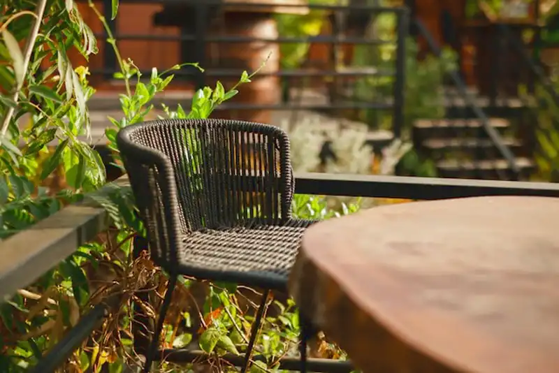 Cadeira de jardim móvel