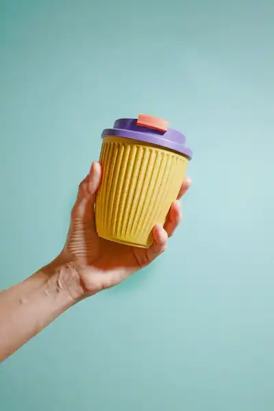 Foldable coffee mug