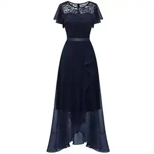 Abendkleid lang berylove langes abendkleid vokuhila kleid