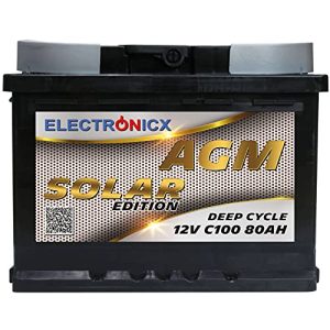 AGM-Batterie Wohnmobil Electronicx Solarbatterie 12v 80Ah AGM - agm batterie wohnmobil electronicx solarbatterie 12v 80ah agm