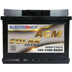 Agm batterie wohnmobil electronicx solarbatterie 12v 80ah agm
