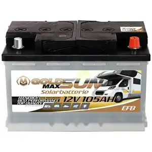 Agm batterie wohnmobil goldmax solar batterie 105ah 12v