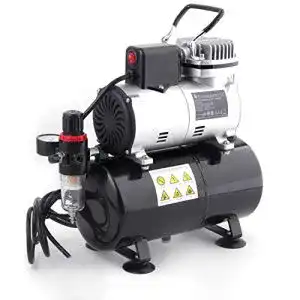 Airbrush kompressor timbertech abpst08 aufgeruestet airbrush