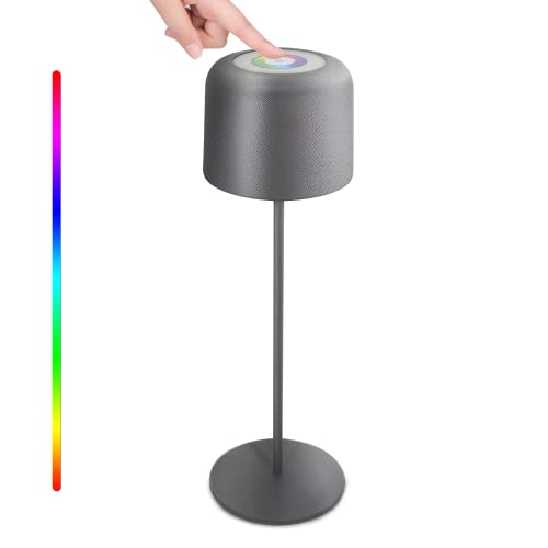Akku-Lampe uuffoo Metall LED Akku-Tischlampe Akkubetrieben