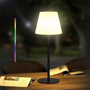 Akku-Tischlampe Ecvivk Outdoor Tischlampe LED Kabellos