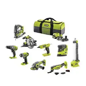 Akku werkzeug set ryobi 18 v one akku kombi set 9 teilig