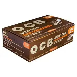 Aktivkohlefilter ocb 18657 activtips slim unbleached 7 mm virgin