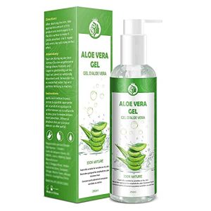 Aloe Vera Gel CUSMAY 100% Pur, für Gesicht Haare Körper