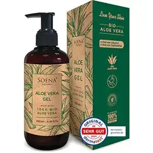 Aloe vera gel soena bio vegan mit purem blattsaft