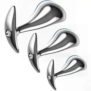 Yivans Analplug Set (Ø24mm, Ø29mm, Ø36mm) aus Metall