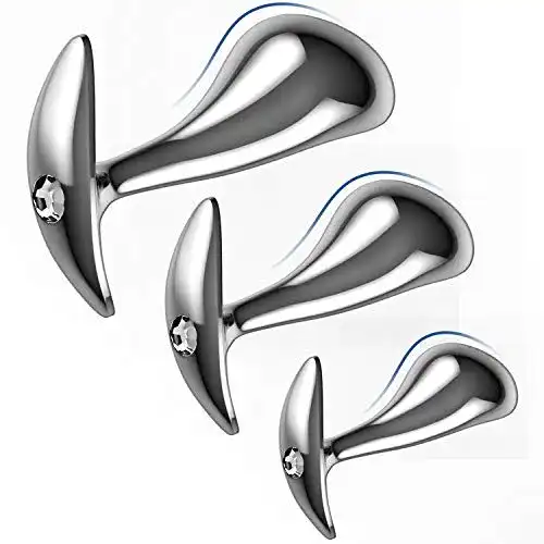 Yivans Analplug Set (Ø24mm, Ø29mm, Ø36mm) aus Metall