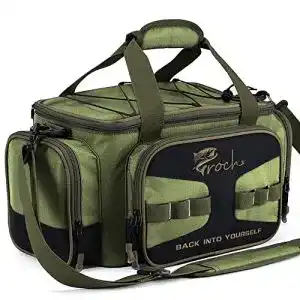 Angeltasche croch fuer angelgeraete und angel zubehoere mit guertel