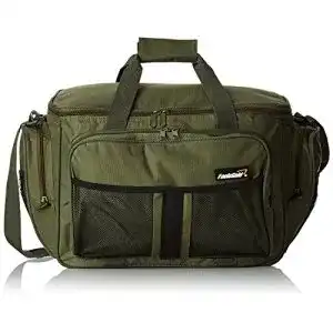Angeltasche foolsgold grosse olive gruen isoliertem karpfentasche