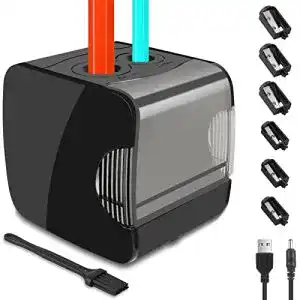 Anspitzer yucuzft elektrischer mit behaelter 2 groessen 6 12mm usb