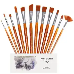 Aquarellpinsel hs pinselset fuer acrylfarben aquarell und oelfarben