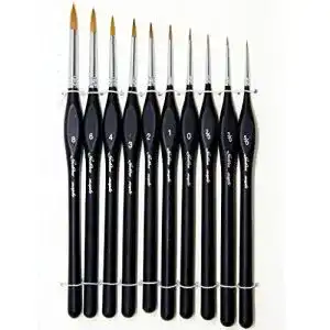 Aquarellpinsel wlot pinselset malen feine detail pinsel