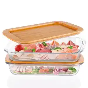 Aufschnittbox gruenhirsch stapelbar glas 16l 2er set wurstbox