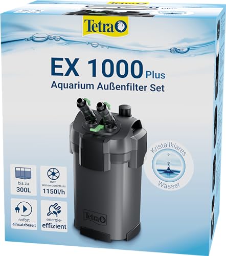 Außenfilter Tetra Aquarium EX 1000 Plus, leistungsstarker Filter