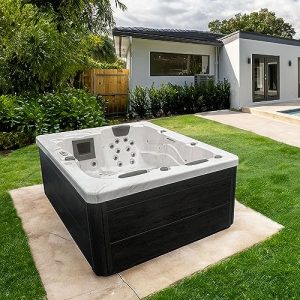 Außenwhirlpool Home Deluxe, Outdoor, White Marble Pure