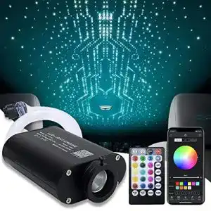 Auto sternenhimmel callsky 16w rgbw glasfaser licht kit
