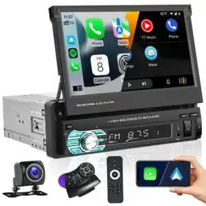 Autoradio mit Rückfahrkamera Hikity 1 Din mit Bluetooth-Funktion