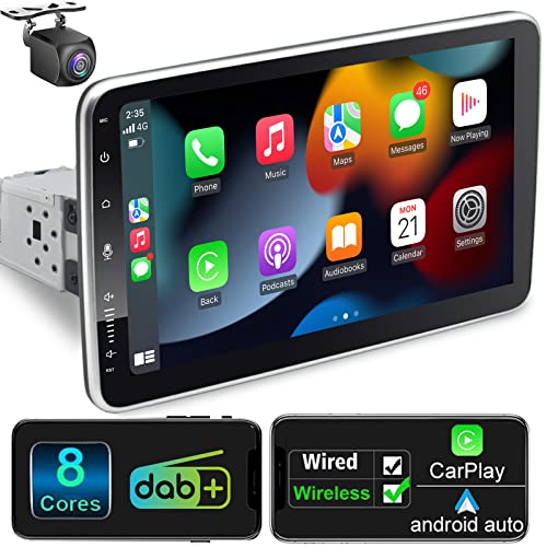 Autoradio mit Rückfahrkamera LEROAADZ Android, mit Navi