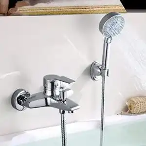 Badewannenarmatur auralum mit handbrause klassisch