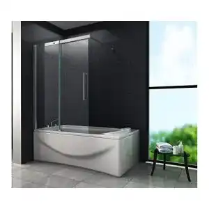 Badewannenaufsatz home systeme schiebetuer duschtrennwand