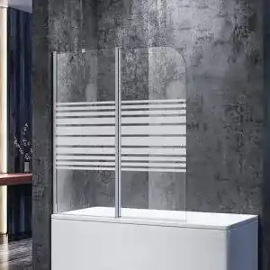 Badewannenaufsatz sonni duschwand 120x140cm bxh