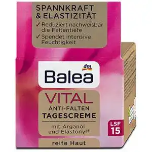 Balea tagescreme balea vital anti falten tagescreme lsf 15 3er