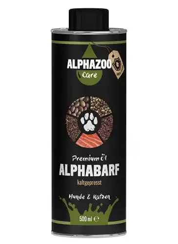 Barf-Öl Alphazoo Premium für Hunde und Katzen 500ml