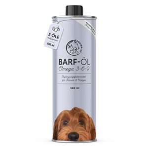 Barf-Öl Annimally Barf Öl für Hunde 500ml Barföl mit Omega 3-6-9