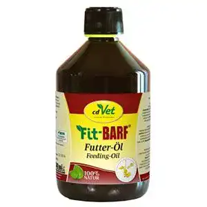 Barf oel cdvet fit barf futter oel fuer hunde katzen 500ml